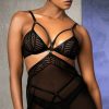 Lingerie * | Mapale Geometric Interchangeable Babydoll Set