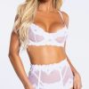 Lingerie * | Elegant Moments Elegant Bra And Garter Set