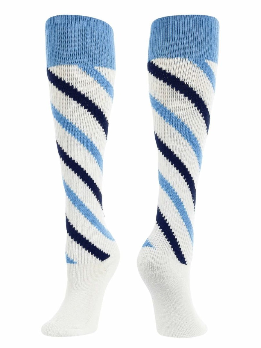 Ncaa Socks * | Discount Tck Candy Stripe Knee High Softball Socks Soccer