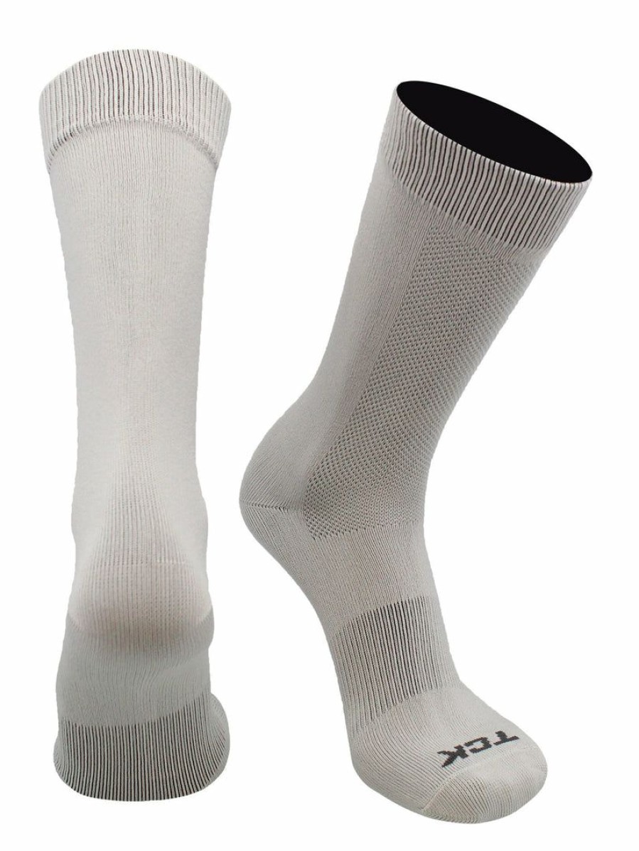 Ncaa Socks * | Outlet Tck Skate Liner Hockey Socks Crew Length Grey