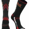 Ncaa Socks * | Budget Tck Maryland Terrapins Socks University Of Maryland Terrapins Champion Crew Socks All Schools Black/Red