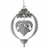 Accessories * | Best Pirce Madsportsstuff Cheerleading Christmas Ornament With Crystal Cheer Heart Charm For Cheerleader