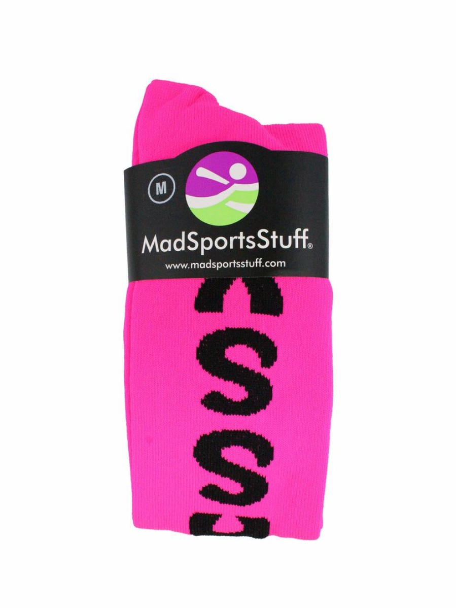 Ncaa Socks * | Outlet Madsportsstuff Personality Word Socks Over The Calf Length