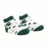 Ncaa Socks * | Brand New Tck Michigan State Spartans Toddler Socks Low Cut Little Fan All Schools Green/Grey/White