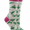 Ncaa Socks * | Best Sale Whd Hummingbird Bird Socks For Women Gift For Bird Lovers Crazy Socks Crew Oatmeal