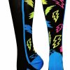 Ncaa Socks * | Coupon Madsportsstuff Baseball Socks Crazy Socks With Lightning Bolts (Multiple Colors)