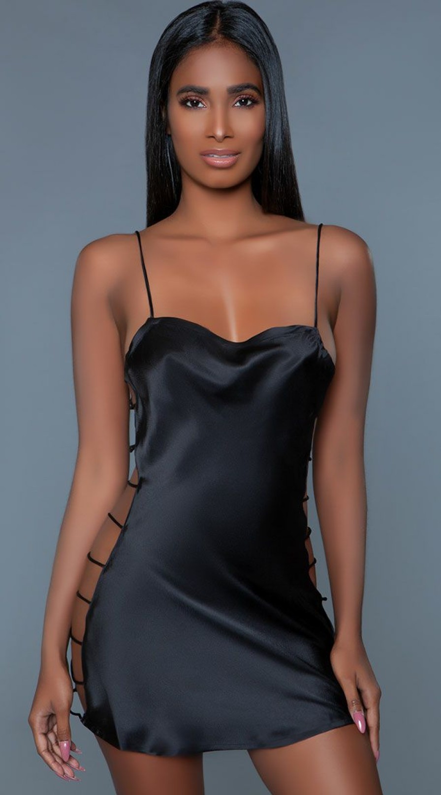 Lingerie * | Be Wicked Brooklyn Satin Slip