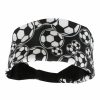 Accessories * | Top 10 Madsportsstuff Crazy Soccer Headband With Soccer Ball Logos Headbands