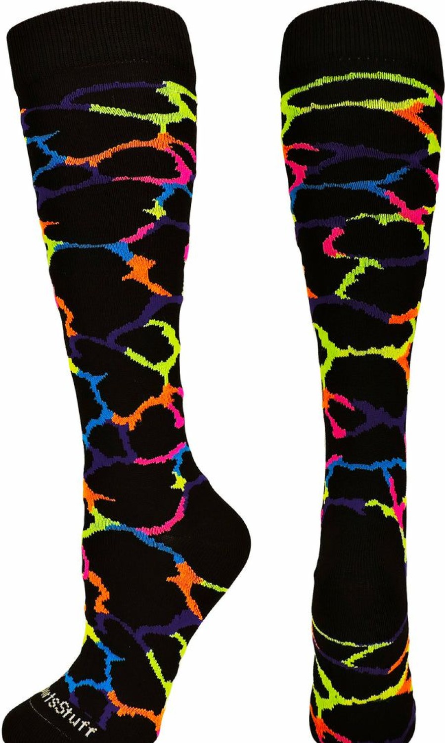 Ncaa Socks * | Top 10 Madsportsstuff Giraffe Over The Calf Athletic Socks (Multiple Colors) Softball Socks