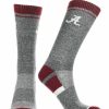 Ncaa Socks * | Best Reviews Of Tck Alabama Crimson Tide Socks Victory Parade Crew Length All Schools Crimson/Grey/White