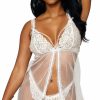 Lingerie * | Dreamgirl Beaded Love Flyaway Babydoll Set