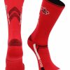 Ncaa Socks * | Discount Tck Louisiana Lafayette Ragin' Cajuns Socks Champion Crew Socks All Schools Vermillion/Black