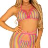 Dancewear * | Leg Avenue Pride Chic Rainbow Dance Set