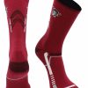 Ncaa Socks * | Top 10 Tck New Mexico State Aggies Socks New Mexico State University Aggies Champion Crew Socks Crimson/Black