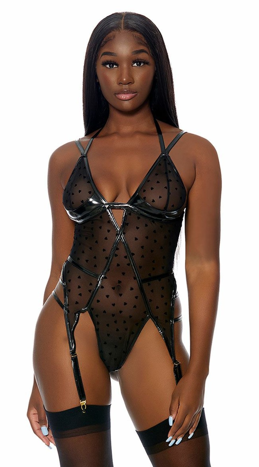 Lingerie * | Forplay Affair Of Hearts Teddy