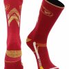 Ncaa Socks * | New Tck Iowa State Cyclones Socks Iowa State University Cyclones Champion Crew Socks Cardinal/Gold