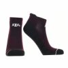 Ncaa Socks * | Brand New Tck Texas A&M Aggies Low Cut Ankle Socks With Tab All Schools Maroon/Black