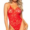 Lingerie * | Leg Avenue Charm Me Lace Teddy