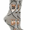 Ncaa Socks * | Wholesale Whd Crazy Socks Crew Boxer Socks For Women Gift For Dog Lovers Gray