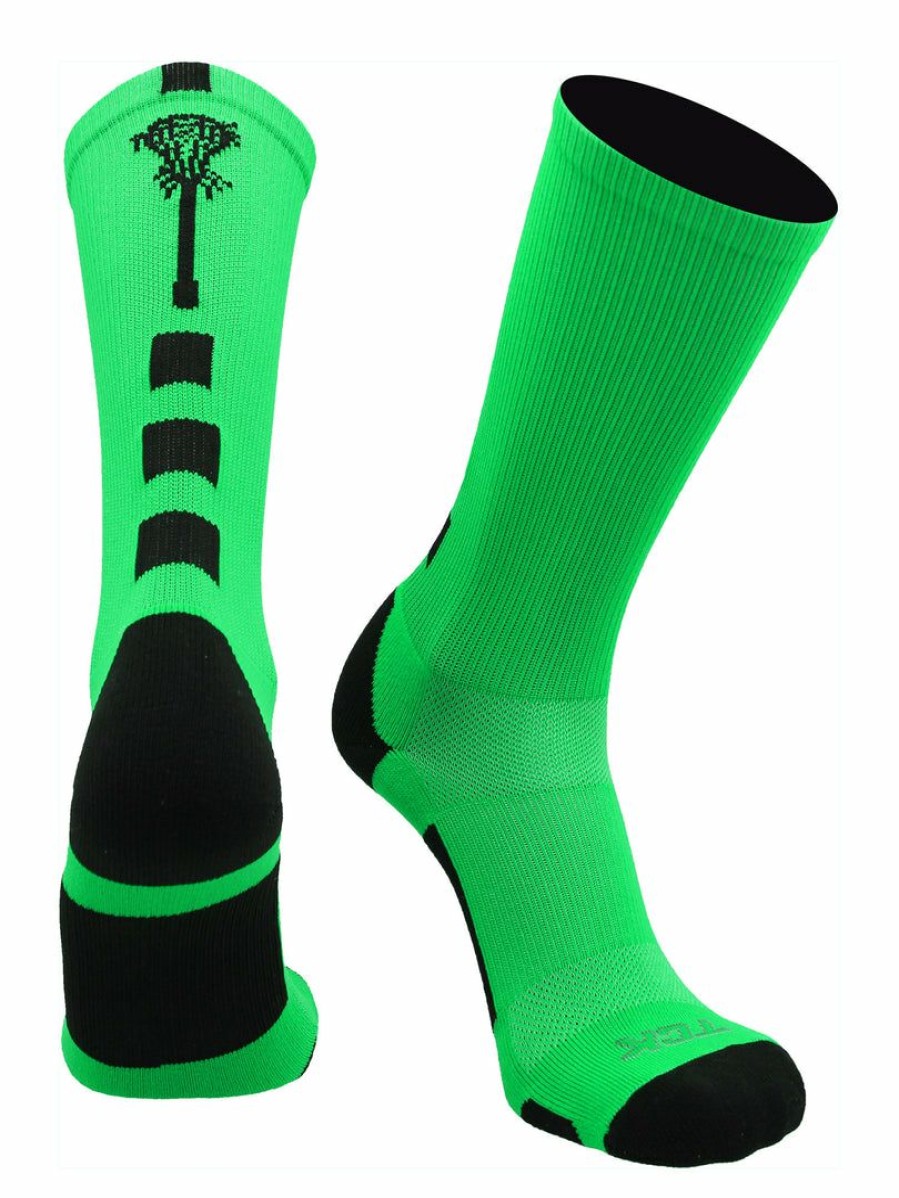 Ncaa Socks * | Wholesale Tck Midline Lacrosse Logo Crew Socks