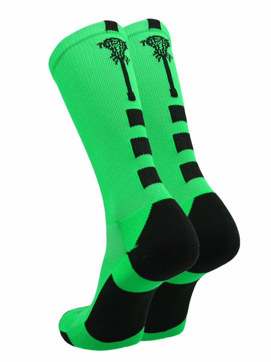 Ncaa Socks * | Wholesale Tck Midline Lacrosse Logo Crew Socks