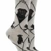 Ncaa Socks * | New Whd Socks For Women Gift For Dog Lovers Crazy Socks Crew