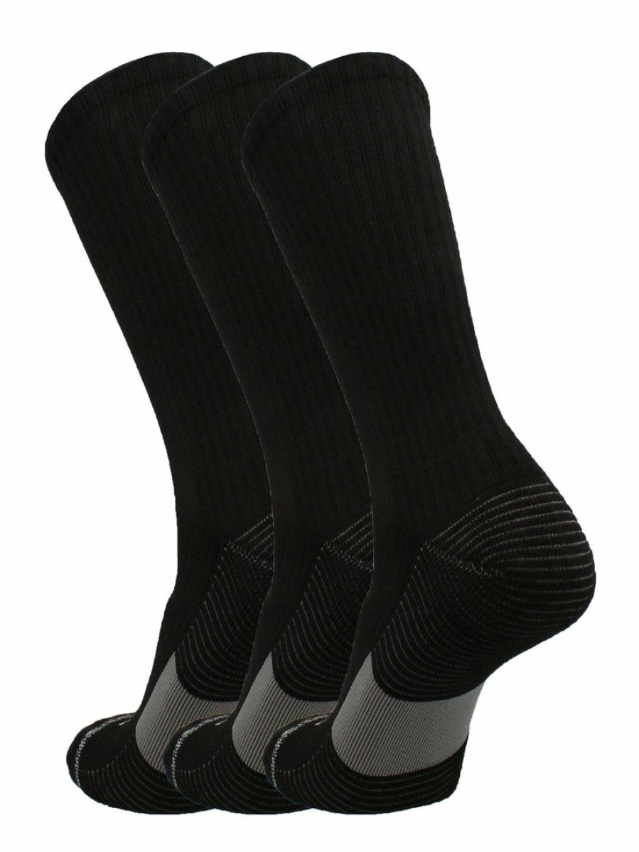 Ncaa Socks * | Discount Tck Athletic Training Crew Socks Basketball Football Volleyball 3 Pack- Made From Recycled Materials Basketball Socks