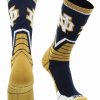 Ncaa Socks * | Promo Tck University Of Notre Dame Socks Fighting Irish Victory Crew All Schools Blue/Gold/White