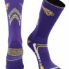 Ncaa Socks * | Deals Tck Northern Iowa Panthers Socks University Of Northern Iowa Panthers Champion Crew Socks All Schools Purple/Gold