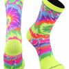 Ncaa Socks * | Cheapest Madsportsstuff Basketball Socks Crazy Tie Dye Crew Socks Basketball Volleyball Lacrosse Football For Girls Or Boys