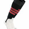 Ncaa Socks * | Budget Tck Baseball Stirrup Socks With Stripes Pattern D Baseball Socks