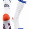 Ncaa Socks * | Promo Tck Florida Gators Socks Basic Crew White Socks White/Blue/Orange