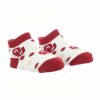 Ncaa Socks * | Brand New Tck Ou Oklahoma Sooners Toddler Socks Low Cut Little Fan All Schools Crimson/White