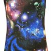 By Sport * | Best Deal Madsportsstuff Tank Style Girls Gymnastics Leotard Galaxy