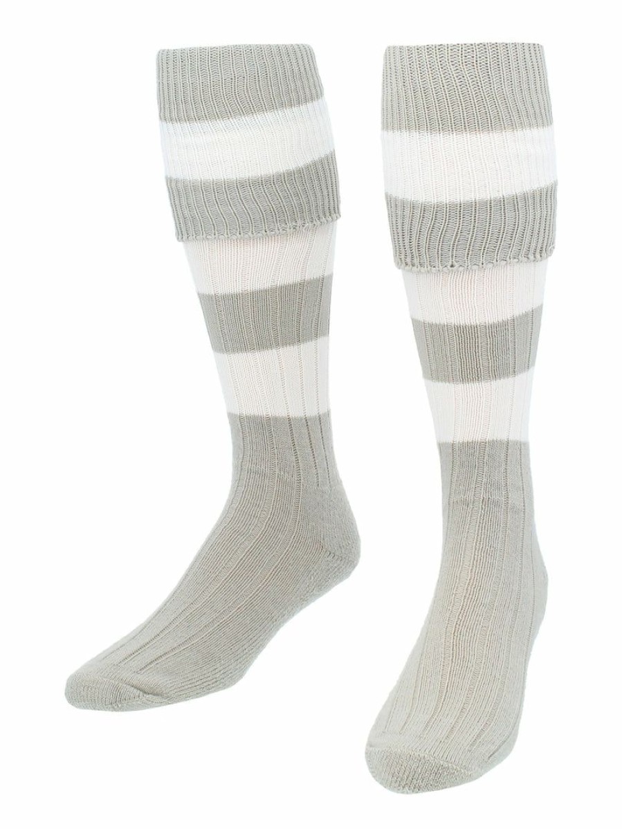 Ncaa Socks * | Best Deal Tck Hoop Rugby Socks With Stripes For Men Soccer Socks