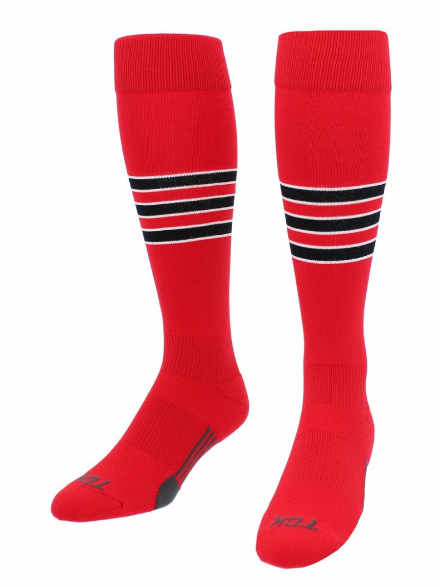 Ncaa Socks * | Discount Tck Elite Performance Baseball Socks Dugout Pattern D Softball Mens Womens