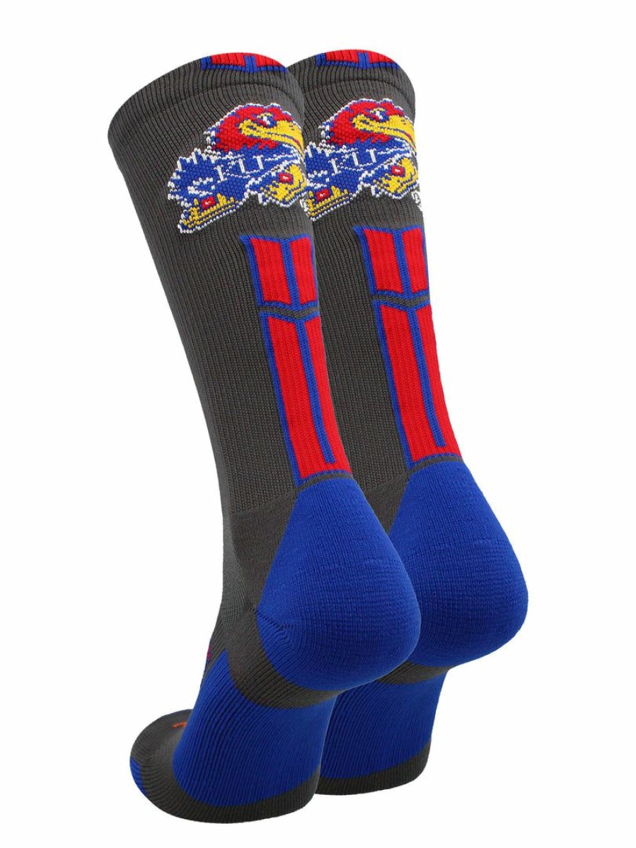 Ncaa Socks * | New Tck Kansas Jayhawks Socks Baseline 3.0 Crew