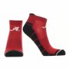 Ncaa Socks * | Discount Tck Alabama Crimson Tide Low Cut Ankle Socks With Tab Crimson/Black/White