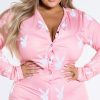 Lingerie * | Playboy Plus Size Lounge Club Romper