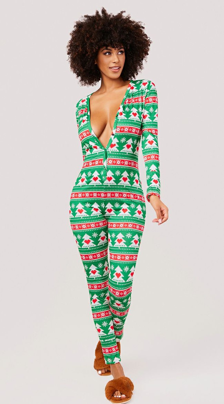 Lingerie * | Yandy Tree Of A Kind Onesie