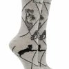 Ncaa Socks * | Best Sale Whd Crazy Socks Crew Schnauzer Socks For Women Gift For Dog Lovers