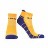 Ncaa Socks * | Flash Sale Tck Lsu Tigers Low Cut Ankle Socks With Tab Gold/Purple