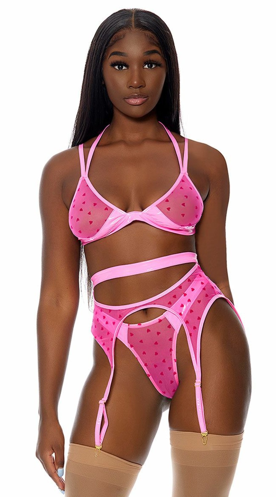 Lingerie * | Forplay Wild At Heart Lingerie Set