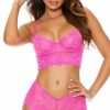 Lingerie * | Elegant Moments Neon Pink Passion Cami Set