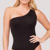 Lingerie * | Yelete Basic One Shoulder Bodysuit