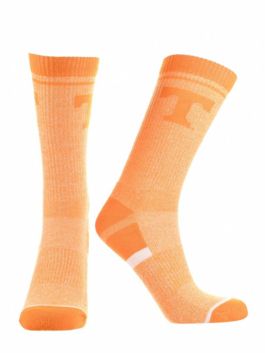 Ncaa Socks * | Deals Tck Tennessee Volunteers Socks Victory Parade Crew Length All Schools Orange/White