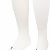 Ncaa Socks * | Best Sale Tck Flat Knit Cotton Sanitary Liner Baseball Socks White