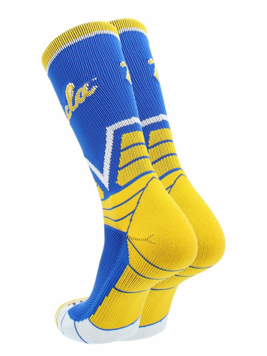 Ncaa Socks * | Discount Tck Ucla Bruins Socks Victory Crew All Schools Blue/Gold/White