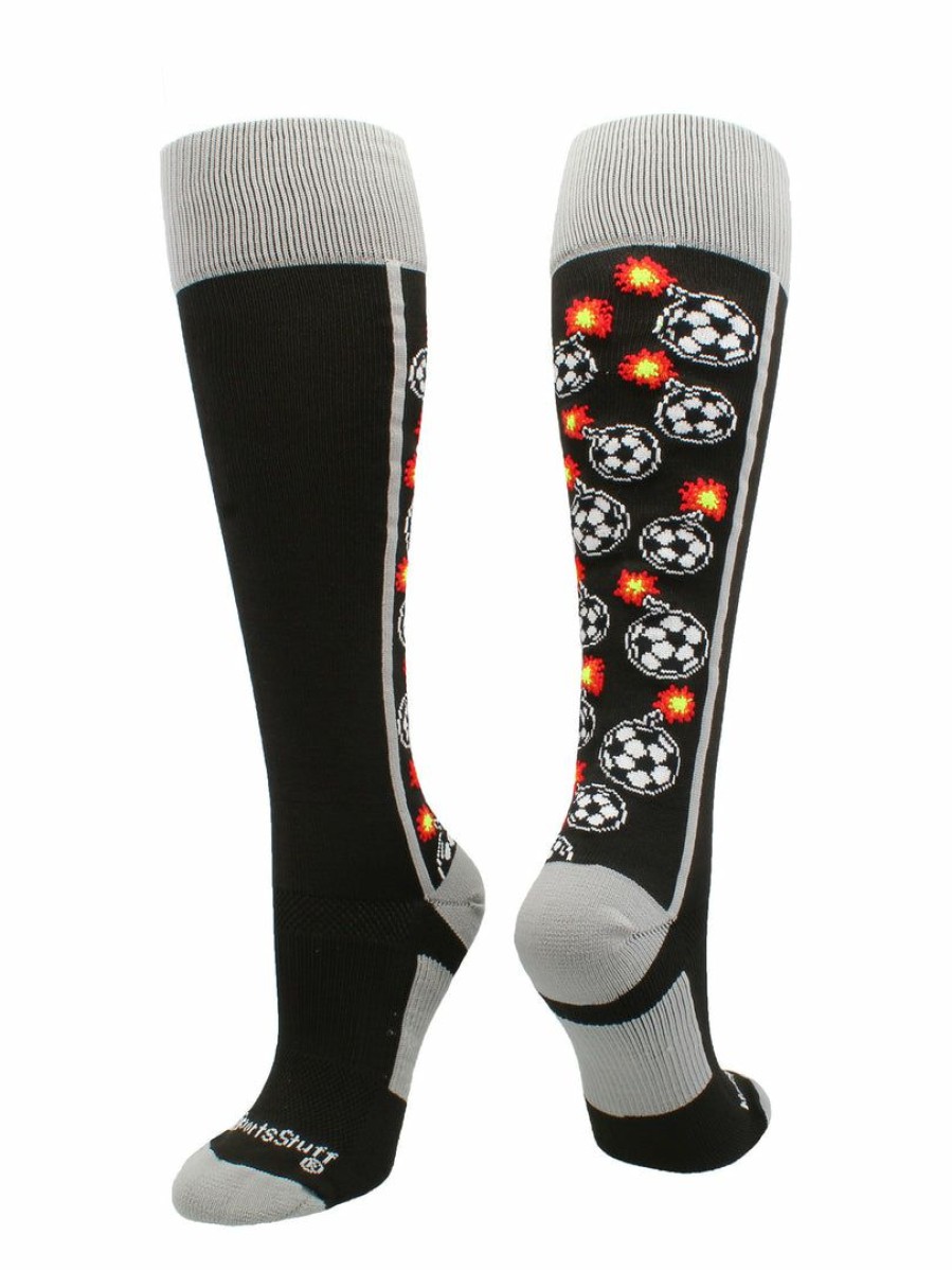 Ncaa Socks * | Budget Madsportsstuff Bomber Soccer Socks Over The Calf Length (Multiple Colors)