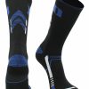 Ncaa Socks * | Best Sale Tck Duke Blue Devils Socks Duke University Blue Devils Champion Crew Socks Duke Blue/White